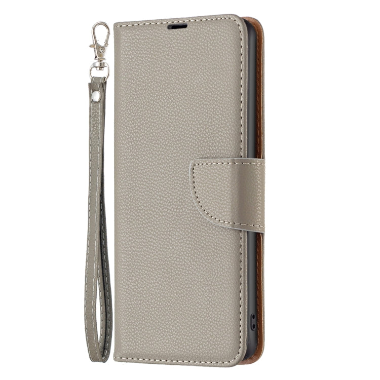 Custodia per telefono in pelle flip color puro con texture litchi, For Samsung Galaxy S25 5G, For Samsung Galaxy S25+ 5G