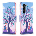 Custodia per telefono in pelle con motivo a disegno colorato, For Samsung Galaxy S25 5G, For Samsung Galaxy S25+ 5G