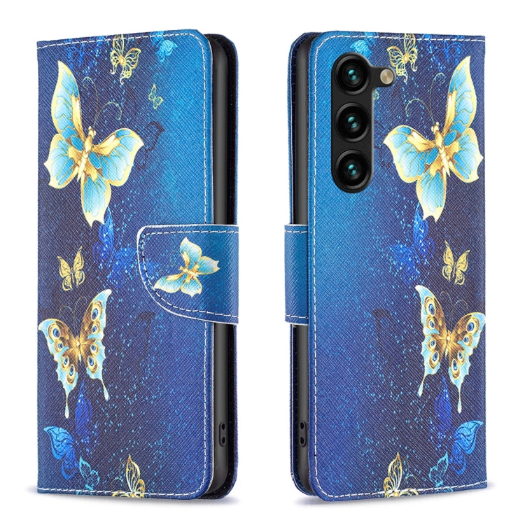 Custodia per telefono in pelle con motivo a disegno colorato, For Samsung Galaxy S25 5G, For Samsung Galaxy S25+ 5G