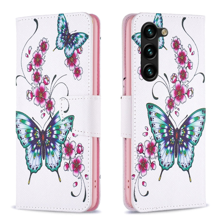 Custodia per telefono in pelle con motivo a disegno colorato, For Samsung Galaxy S25 5G, For Samsung Galaxy S25+ 5G
