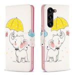 Custodia per telefono in pelle con motivo a disegno colorato, For Samsung Galaxy S25 5G, For Samsung Galaxy S25+ 5G