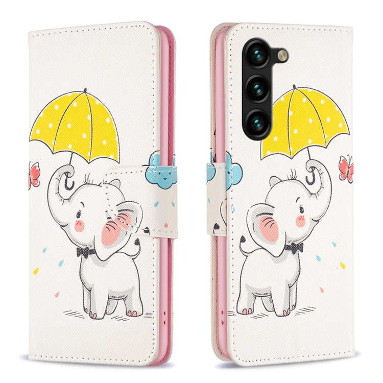 Custodia per telefono in pelle con motivo a disegno colorato, For Samsung Galaxy S25 5G, For Samsung Galaxy S25+ 5G