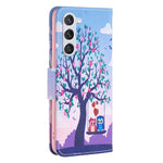Custodia per telefono in pelle con motivo a disegno colorato, For Samsung Galaxy S25 5G, For Samsung Galaxy S25+ 5G