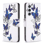 Custodia per telefono in pelle con motivo a disegno colorato, For Samsung Galaxy S25 5G, For Samsung Galaxy S25+ 5G