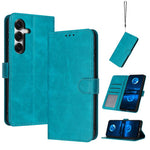 Custodia per telefono in pelle con texture di vitello pieno fiore, For Samsung Galaxy S26+ 5G, For Samsung Galaxy S26 Ultra 5G, For Samsung Galaxy S26 5G, For Samsung Galaxy S25 / S24 5G
