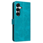 Custodia per telefono in pelle con texture di vitello pieno fiore, For Samsung Galaxy S26+ 5G, For Samsung Galaxy S26 Ultra 5G, For Samsung Galaxy S26 5G, For Samsung Galaxy S25 / S24 5G