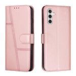 Custodia per telefono in pelle con fibbia e texture in vitello con cuciture, For Samsung Galaxy S26+ 5G, For Samsung Galaxy S26 Ultra 5G, For Samsung Galaxy S26 5G, For Samsung Galaxy S25 FE 5G