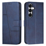 Custodia per telefono in pelle con fibbia e texture in vitello con cuciture, For Samsung Galaxy S26+ 5G, For Samsung Galaxy S26 Ultra 5G, For Samsung Galaxy S26 5G, For Samsung Galaxy S25 FE 5G