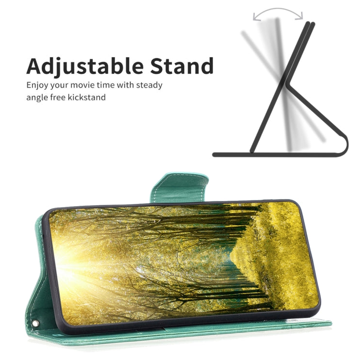 Custodia per telefono in pelle con motivo a due farfalle in rilievo, For Samsung Galaxy S25 5G, For Samsung Galaxy S25+ 5G