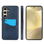 Custodia per telefono con slot per carte in pelle Litchi, For Samsung Galaxy S25 5G, For Samsung Galaxy S25+ 5G, For Samsung Galaxy S25 Ultra 5G, For Samsung Galaxy S24 FE 5G