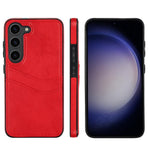 Custodia per telefono con slot per carte in pelle Litchi, For Samsung Galaxy S24+ 5G, For Samsung Galaxy S24 5G, For Samsung Galaxy S23 Ultra 5G, For Samsung Galaxy S23+ 5G