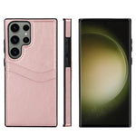 Custodia per telefono con slot per carte in pelle Litchi, For Samsung Galaxy S24+ 5G, For Samsung Galaxy S24 5G, For Samsung Galaxy S23 Ultra 5G, For Samsung Galaxy S23+ 5G