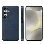 Custodia per telefono con slot per carte in pelle Litchi, For Samsung Galaxy S24+ 5G, For Samsung Galaxy S24 5G, For Samsung Galaxy S23 Ultra 5G, For Samsung Galaxy S23+ 5G