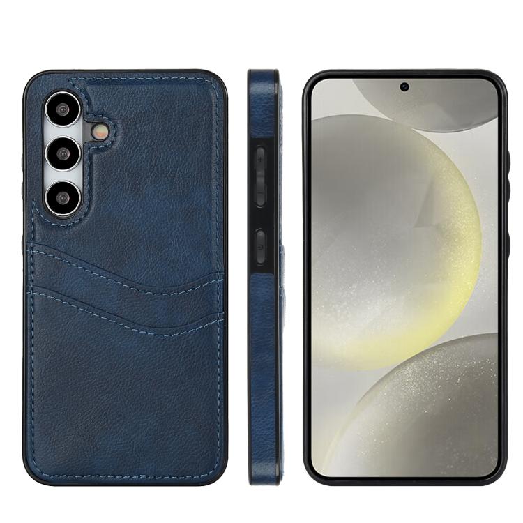 Custodia per telefono con slot per carte in pelle Litchi, For Samsung Galaxy S24+ 5G, For Samsung Galaxy S24 5G, For Samsung Galaxy S23 Ultra 5G, For Samsung Galaxy S23+ 5G
