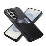 Custodia per telefono con slot per carte in pelle Litchi, For Samsung Galaxy S26+ 5G, For Samsung Galaxy S26 Ultra 5G, For Samsung Galaxy S26 5G, For Samsung Galaxy S25 Edge 5G
