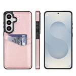 Custodia per telefono con slot per carte in pelle Litchi, For Samsung Galaxy S26+ 5G, For Samsung Galaxy S26 Ultra 5G, For Samsung Galaxy S26 5G, For Samsung Galaxy S25 Edge 5G