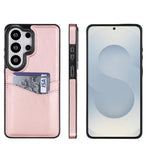 Custodia per telefono con slot per carte in pelle Litchi, For Samsung Galaxy S26+ 5G, For Samsung Galaxy S26 Ultra 5G, For Samsung Galaxy S26 5G, For Samsung Galaxy S25 Edge 5G