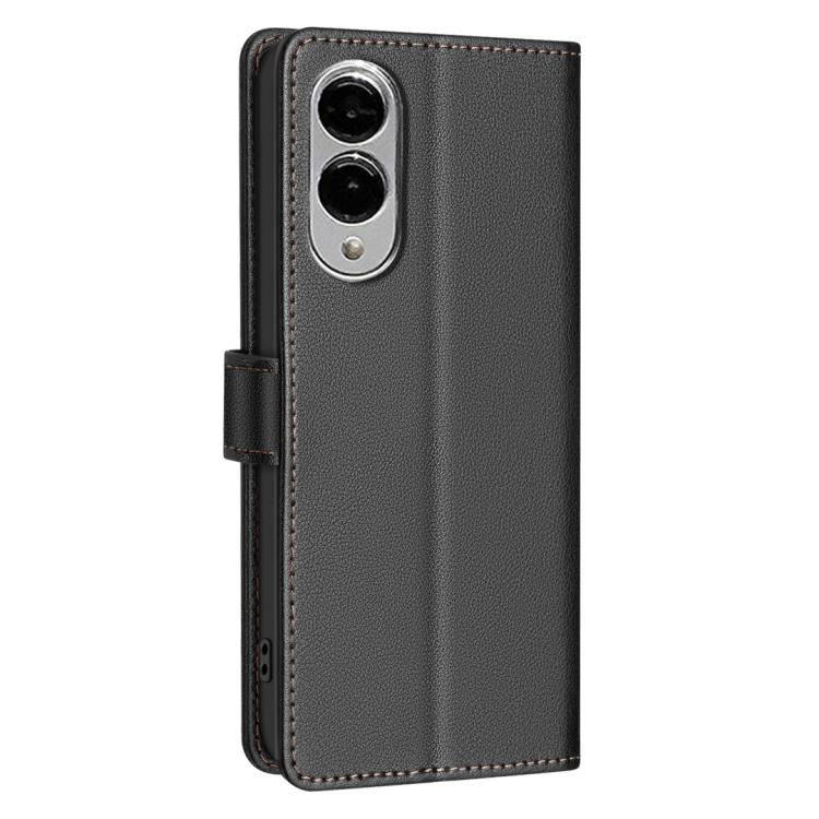 Custodia per telefono in pelle antifurto con texture Litchi RFID, For Samsung Galaxy S25 Edge 5G, For Samsung Galaxy S25 Ultra 5G