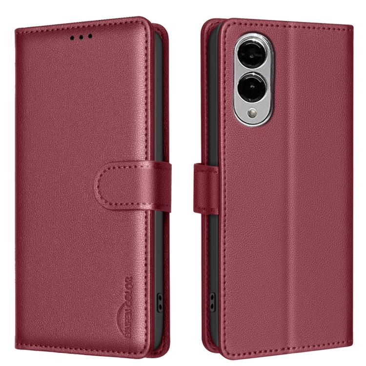 Custodia per telefono in pelle antifurto con texture Litchi RFID, For Samsung Galaxy S25 Edge 5G, For Samsung Galaxy S25 Ultra 5G