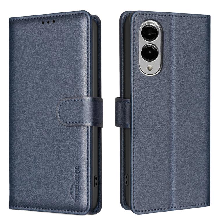 Custodia per telefono in pelle antifurto con texture Litchi RFID, For Samsung Galaxy S25 Edge 5G, For Samsung Galaxy S25 Ultra 5G
