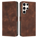 Custodia per telefono in pelle Dream Triangle con cordino lungo, For Samsung Galaxy S25 Edge 5G, For Samsung Galaxy S25 / S24 5G, For Samsung Galaxy S25+ / S24+ 5G 5G, For Samsung Galaxy S25 Ultra 5G