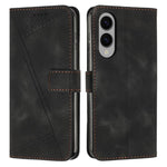 Custodia per telefono in pelle Dream Triangle con cordino lungo, For Samsung Galaxy S25 Edge 5G, For Samsung Galaxy S25 / S24 5G, For Samsung Galaxy S25+ / S24+ 5G 5G, For Samsung Galaxy S25 Ultra 5G