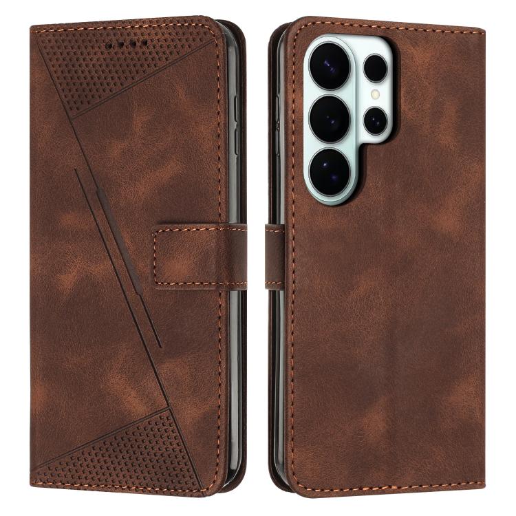 Custodia per telefono in pelle Dream Triangle con cordino lungo, For Samsung Galaxy S26+ 5G, For Samsung Galaxy S26 Ultra 5G, For Samsung Galaxy S26 5G, For Samsung Galaxy S25 FE 5G