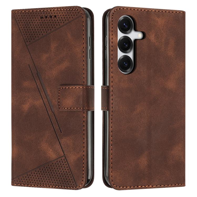 Custodia per telefono in pelle Dream Triangle con cordino lungo, For Samsung Galaxy S26+ 5G, For Samsung Galaxy S26 Ultra 5G, For Samsung Galaxy S26 5G, For Samsung Galaxy S25 FE 5G