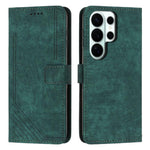 Custodia per telefono in pelle con motivo a strisce Skin Feel e cordino lungo, For Samsung Galaxy S26+ 5G, For Samsung Galaxy S26 Ultra 5G, For Samsung Galaxy S26 5G, For Samsung Galaxy S25 FE 5G