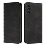 Custodia magnetica in pelle per telefono con effetto pelle con giunzione a diamante, For Galaxy S26 FE 5G, For Samsung Galaxy S26+ 5G, For Samsung Galaxy S26 Ultra 5G, For Samsung Galaxy S26 5G