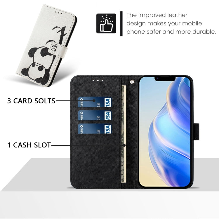 Custodia in pelle con motivo colorato per iPhone 15 Pro Max