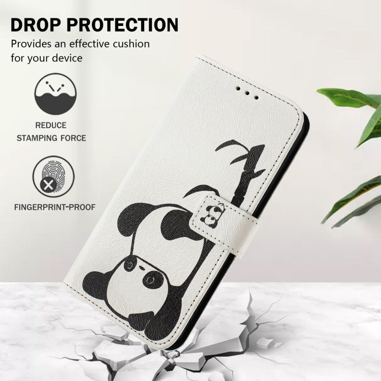 Custodia in pelle con motivo colorato per iPhone 13 Pro Max