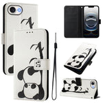 Custodia in pelle con motivo colorato per iPhone 16e 17e