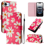 Custodia in pelle con motivo colorato per iPhone 16e 17e