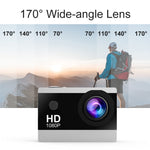 Action Camera I5-358 con schermo IPS 2.0" e impermeabilità IP68