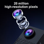 Action Camera 4K con schermo IPS 2" e grandangolo 170°