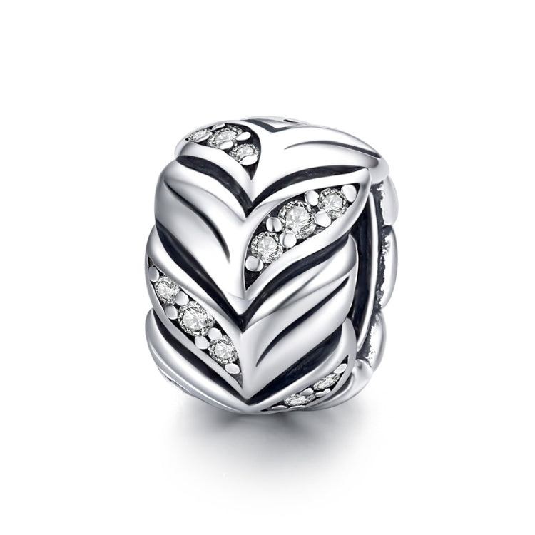 Perline in argento 925 con zirconi per gioielli fai-da-te