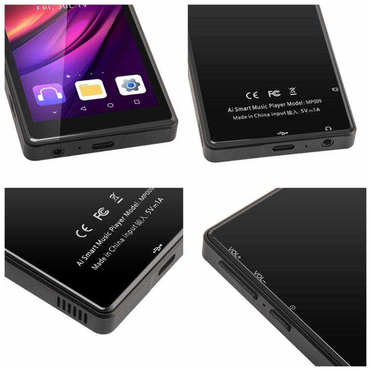 UNIWA MP009 4.0 pollici IPS Screen Android 8.1 AI Smart Music Player Mini Tablet PC, 2GB+16GB