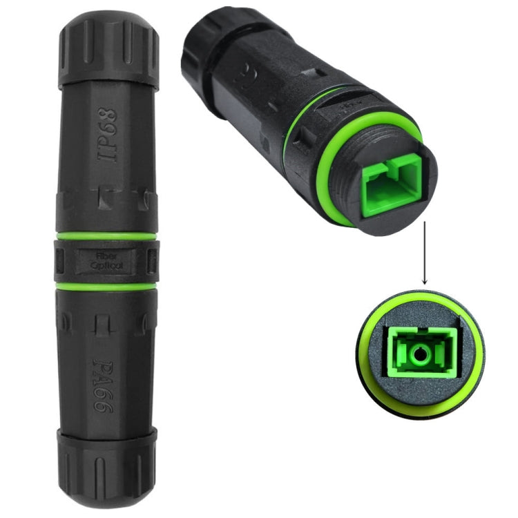 Accoppiatore/adattatore ottico a fibra ottica SC single core impermeabile IP68, SC Single Core
