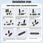 Adattatore ottico fibra SC single core impermeabile IP68