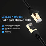 Cavo di rete Gigabit Cat 8 doppia schermatura 1-30 metri