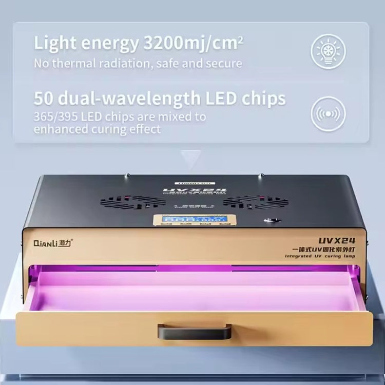 Qianli UVX24 16 inch Powerful Integrated UV Curing Lamp, US Plug, UK Plug, EU Plug