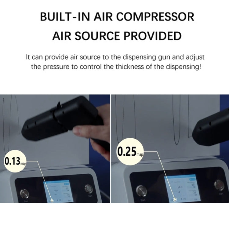 TBK 201P Frame / Screen / Back Cover Pressure Sealing Machine with Built-in Vacuum Pump, US Plug, UK Plug, EU Plug, AU Plug