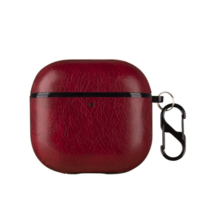Custodia protettiva per auricolari in pelle con gancio, For AirPods Pro 3, For AirPods 4, For AirPods Pro 2