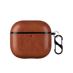 Custodia protettiva per auricolari in pelle con gancio, For AirPods Pro 3, For AirPods 4, For AirPods Pro 2