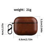 Custodia protettiva per auricolari in pelle con gancio, For AirPods Pro 3, For AirPods 4, For AirPods Pro 2