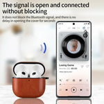 Custodia protettiva per auricolari in pelle con gancio, For AirPods Pro 3, For AirPods 4, For AirPods Pro 2