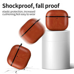 Custodia protettiva per auricolari in pelle con gancio, For AirPods Pro 3, For AirPods 4, For AirPods Pro 2