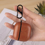 Custodia protettiva per auricolari in pelle con gancio, For AirPods Pro 3, For AirPods 4, For AirPods Pro 2