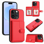 Borsa per carte con bottone RFID Custodia antifurto per telefono, For iPhone 14 Plus, For iPhone 14, For iPhone 14 Pro, For iPhone 14 Pro Max